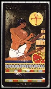 Nefertaris Tarots - Tarot cards in the Tarot Catalogue (Cat Ref 13483).  Click on this picture to see more details of this pack or click the link on the banner above to go to the Tarot Catalogue.