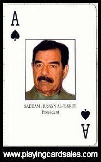 Most Wanted Iraqis  Playing Cards - in the General Catalogue.