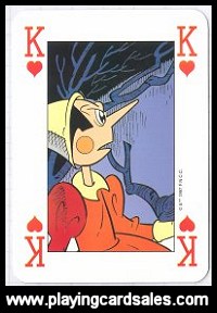 Pinocchio Playing Cards.  Click this picture to see more details.