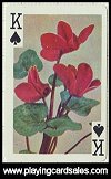 Flowers & Plants Playing Cards (Her Majesty '505') by Max Playing Card Co. - India - Cat Ref 10440