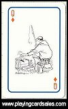 55 Fishing Cartoons Playing Cards by Piatnik, 1997. - Cat Ref 12795