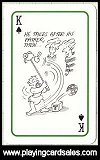 55 Golf Cartoons Playing Cards by Piatnik, 1997. - Cat Ref 12796