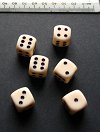 Dice - 16mm silk (DW) by David Westnedge - Cat Ref 13171