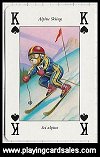Teddy on Ice playing cards by Lo Scarabeo, 2006 - Cat Ref 14347