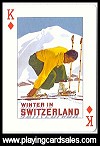 Ski Art by Piatnik for Bird Playing Cards, 2008 - Cat Ref 14558