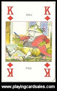 Alice in Wonderland Playing Cards by Lo Scarabeo (Italy) - in the General Catalogue.  Click this picture to see more details.